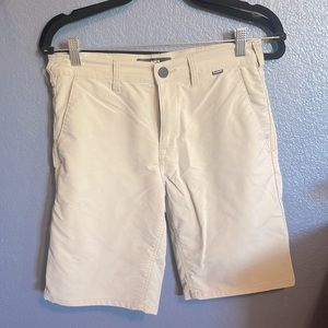 Khaki Hurley Boys' H20 Dri Walk Shorts size 16